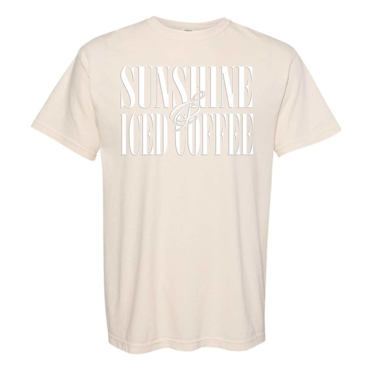 PUFF 'Sunshine & Iced Coffee' T-Shirt - themonogram manor 