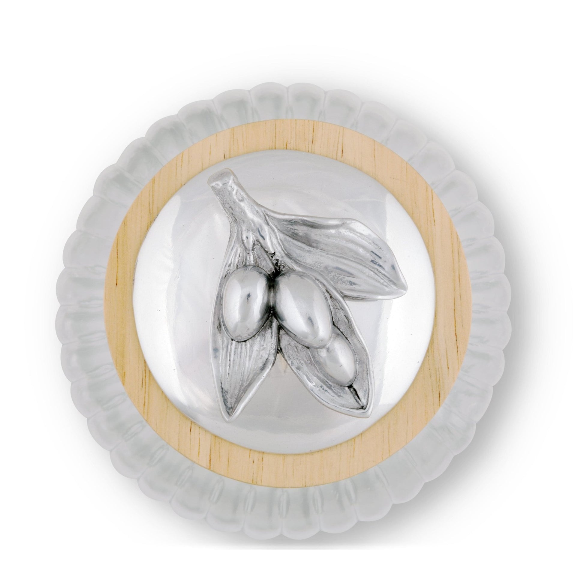 Olive Knob Glass Canisters - themonogram manor 