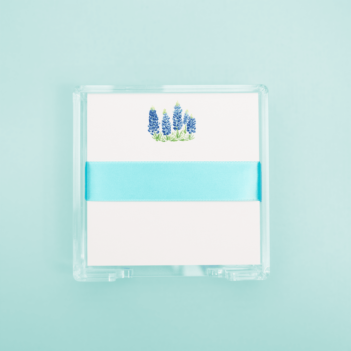 Bluebonnets Field Square Desk Set - themonogram manor 