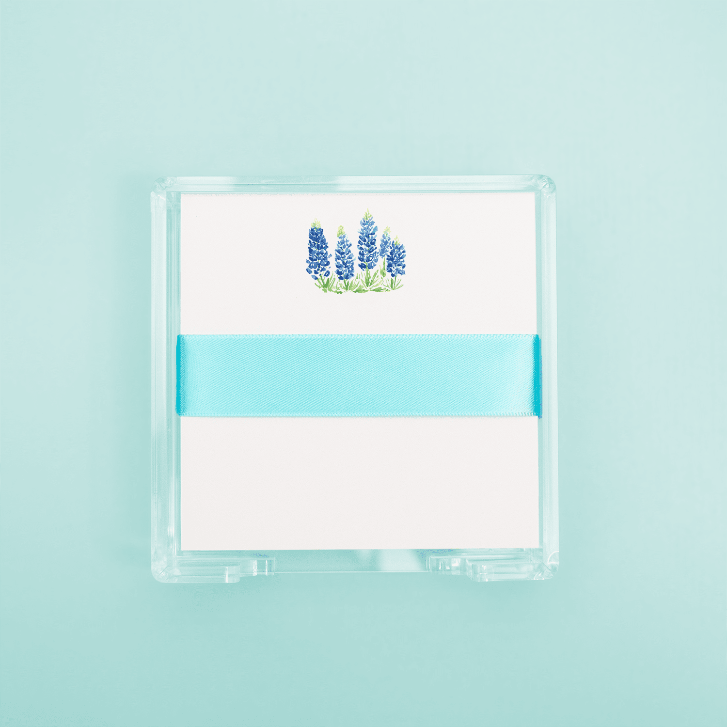 Bluebonnets Field Square Desk Set - themonogram manor 