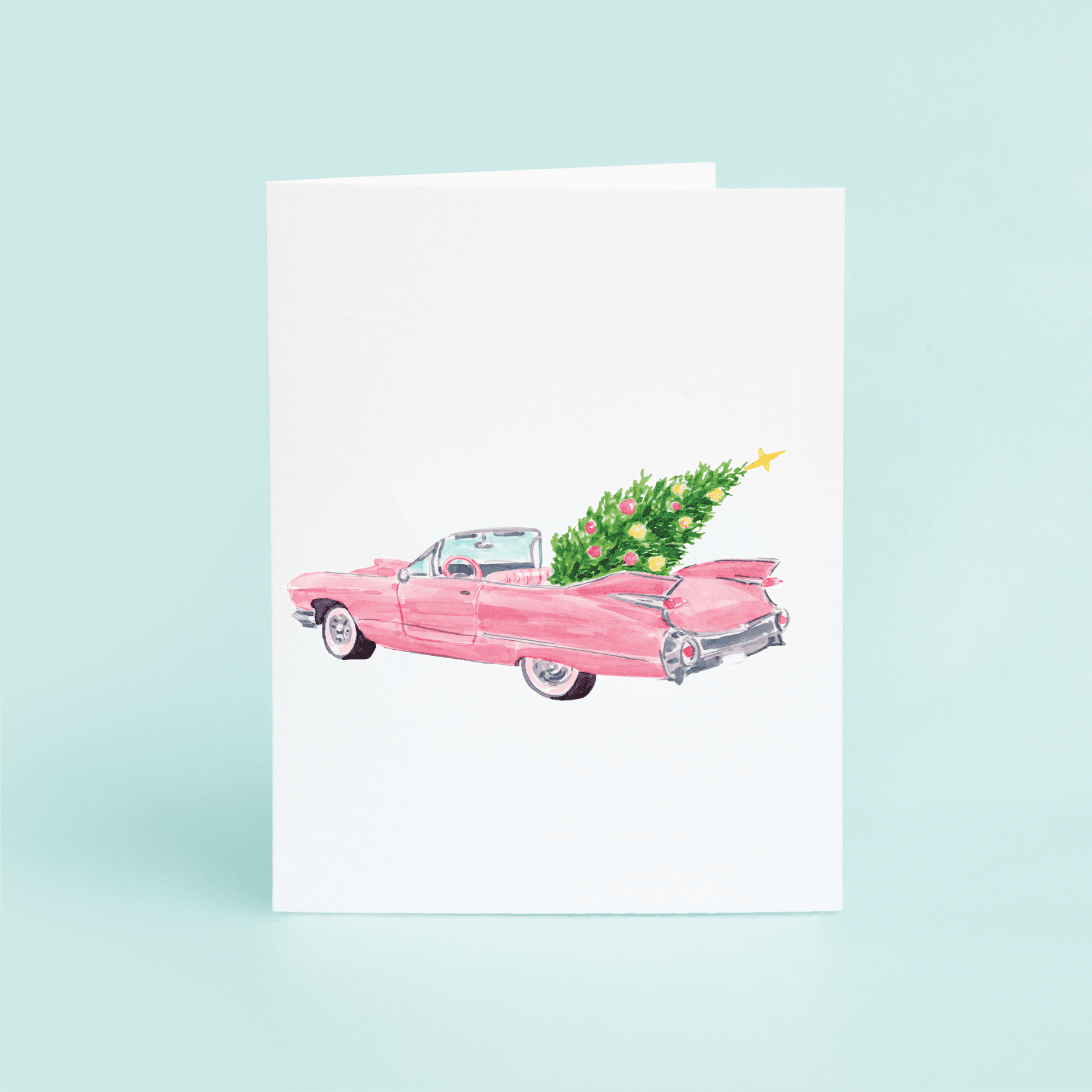 Pink Christmas Cadillac - themonogram manor 