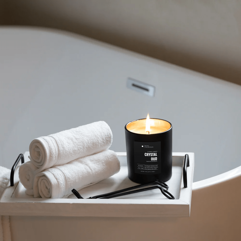 Classic Crystal Oud Candle - themonogram manor 