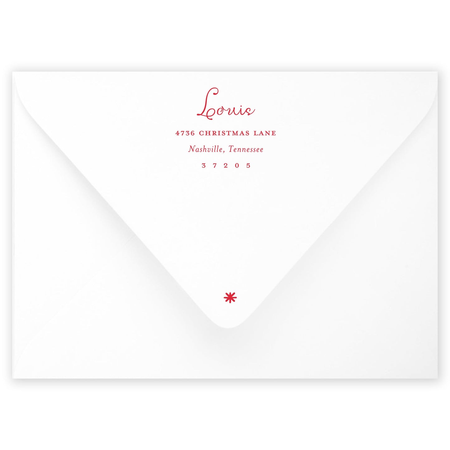 pink merry christmas drip holiday card - themonogram manor 