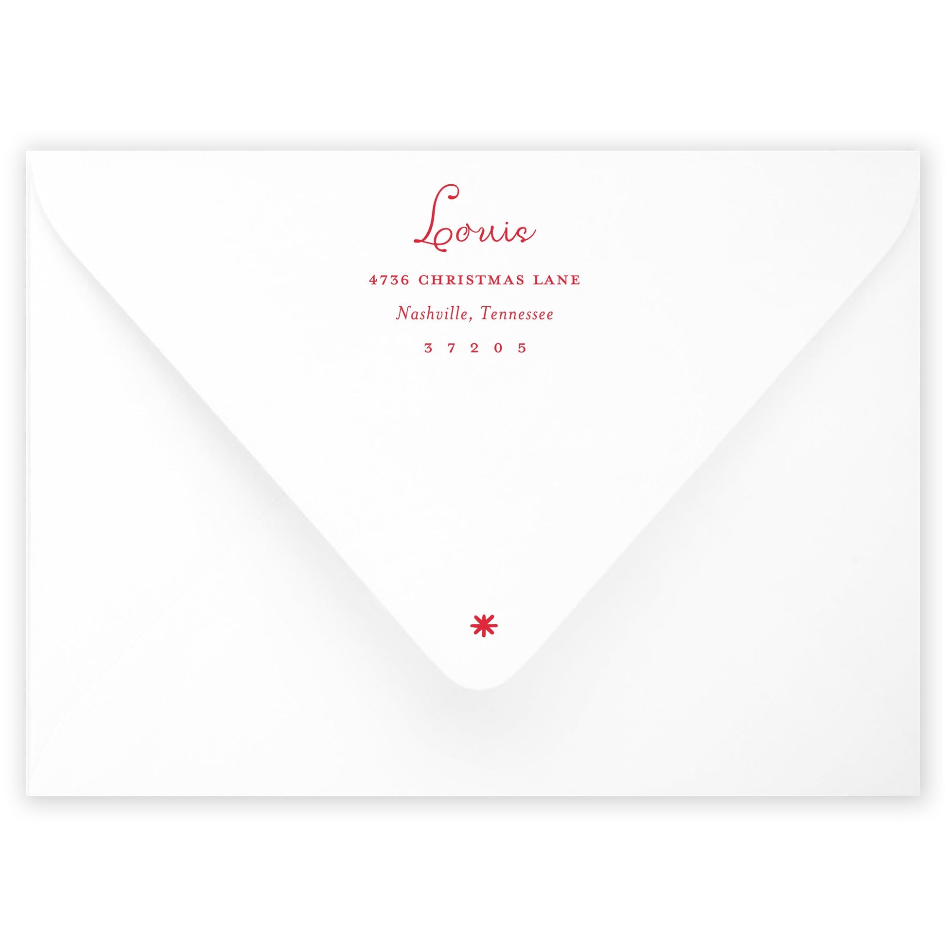 pink merry christmas drip holiday card - themonogram manor 