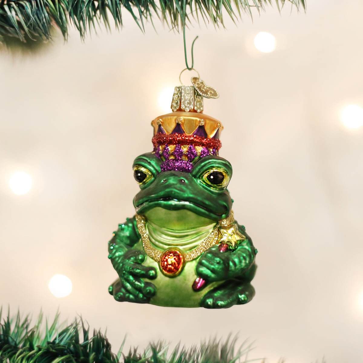 Frog King Ornament - themonogram manor 