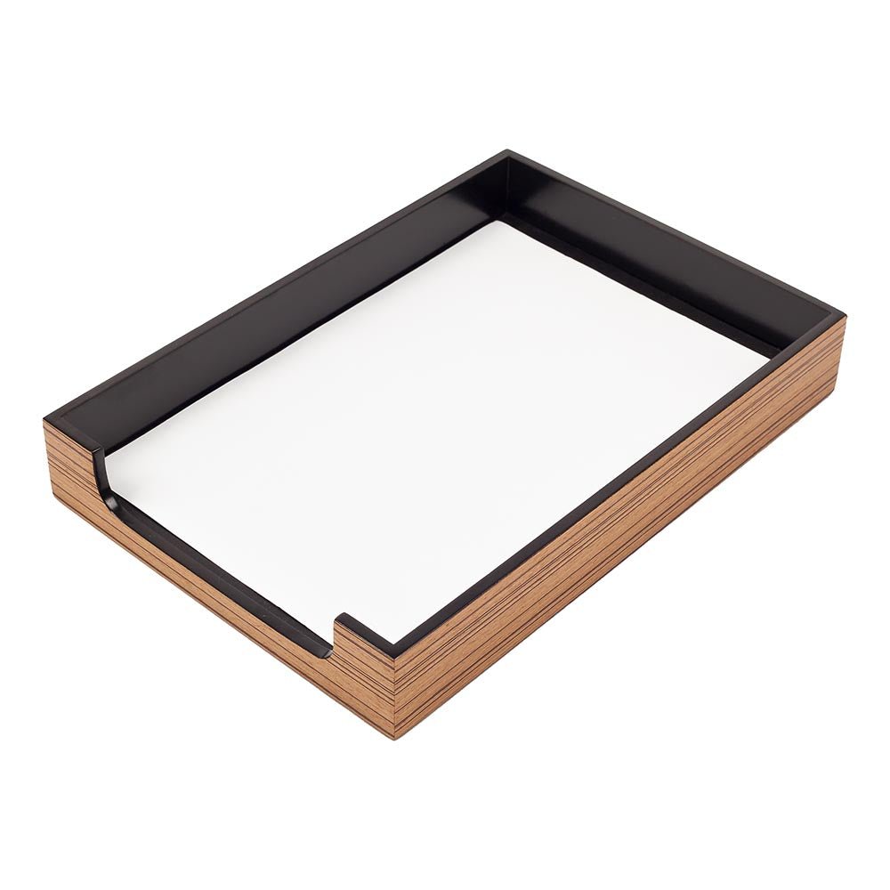 MOOG Zebrona Leather Desk Set - Brown - 11 PCS - themonogram manor 