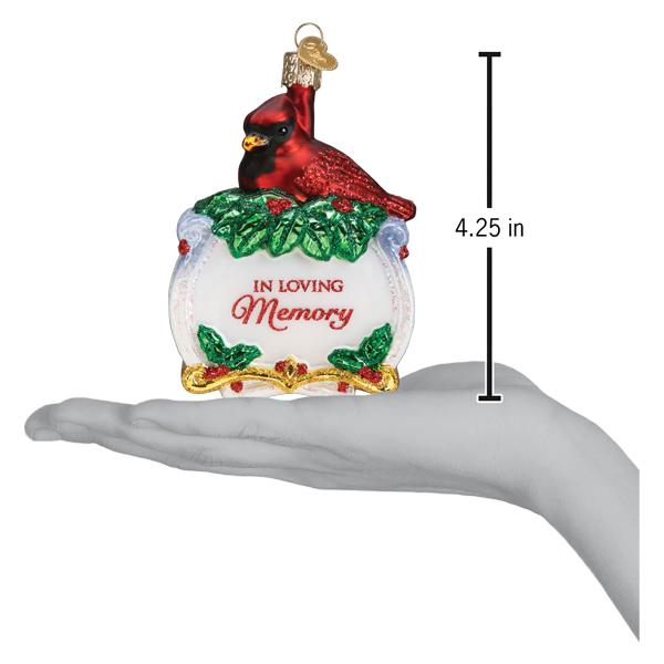 Memorial Cardinal Ornament - themonogram manor 