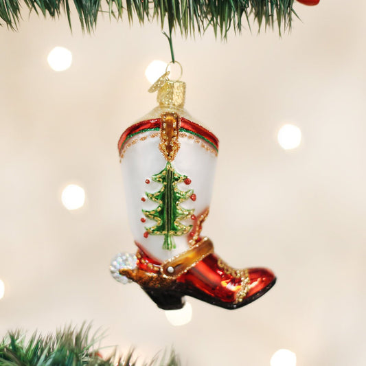 Christmas Cowboy Boot - themonogram manor 