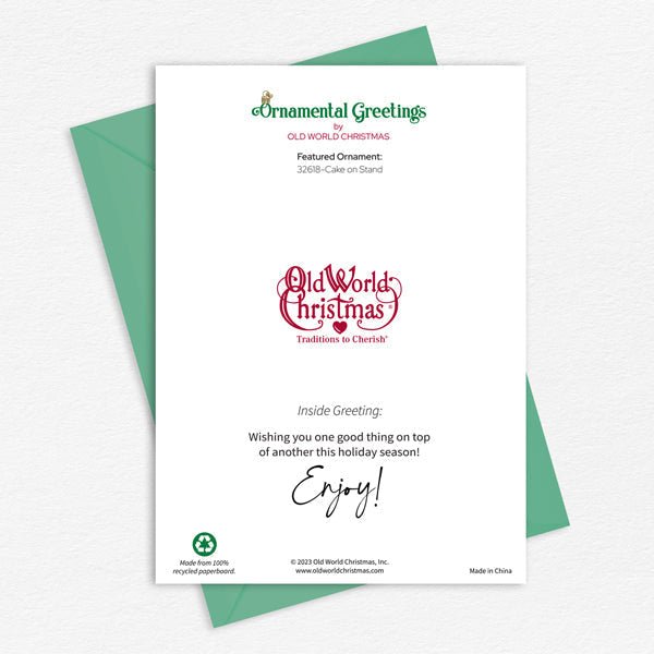Cake Christmas Card - themonogram manor 