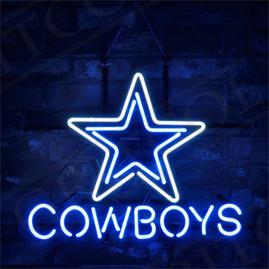 Dallas Cowboys Neon Signs Light - themonogram manor 