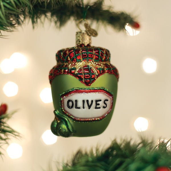 Jar Of Olives Ornament - #themonogram manor #