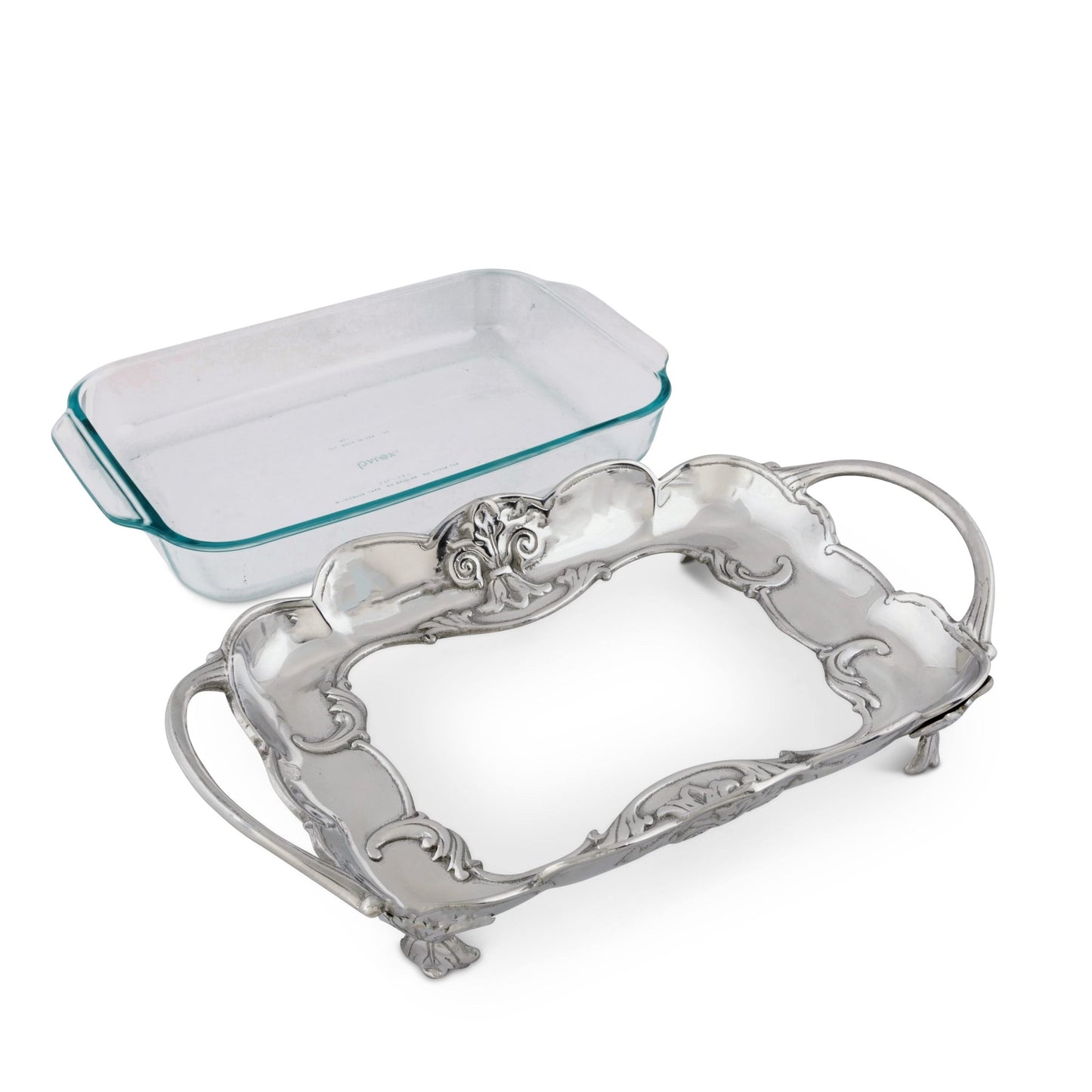 Fleur-De-Lis Pyrex Holder 3qt - themonogram manor 
