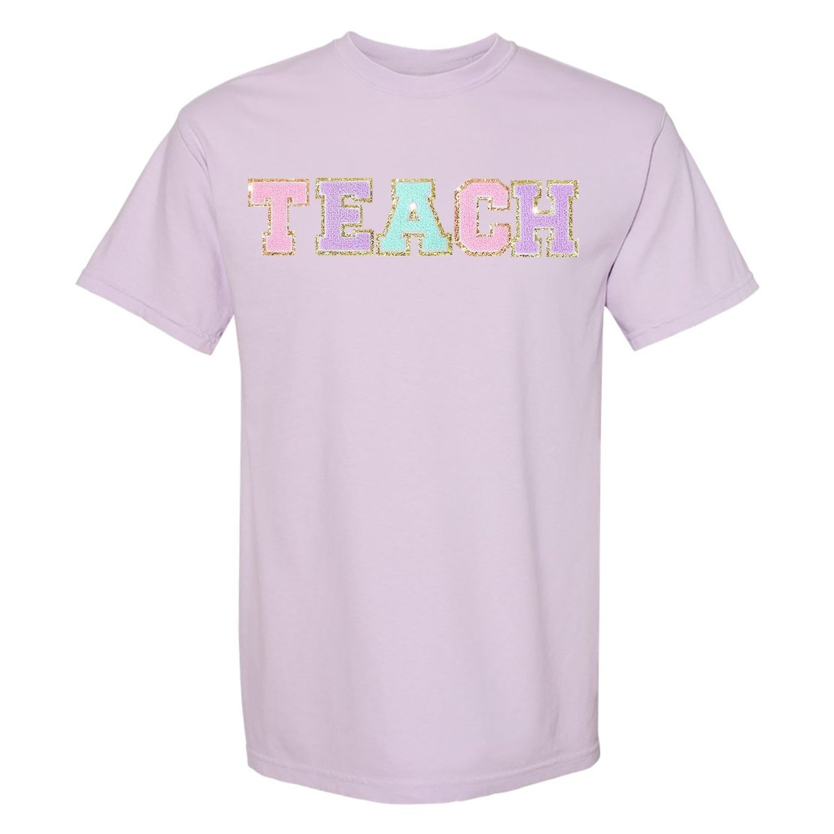 'Teach' Letter Patch T-Shirt - themonogram manor 
