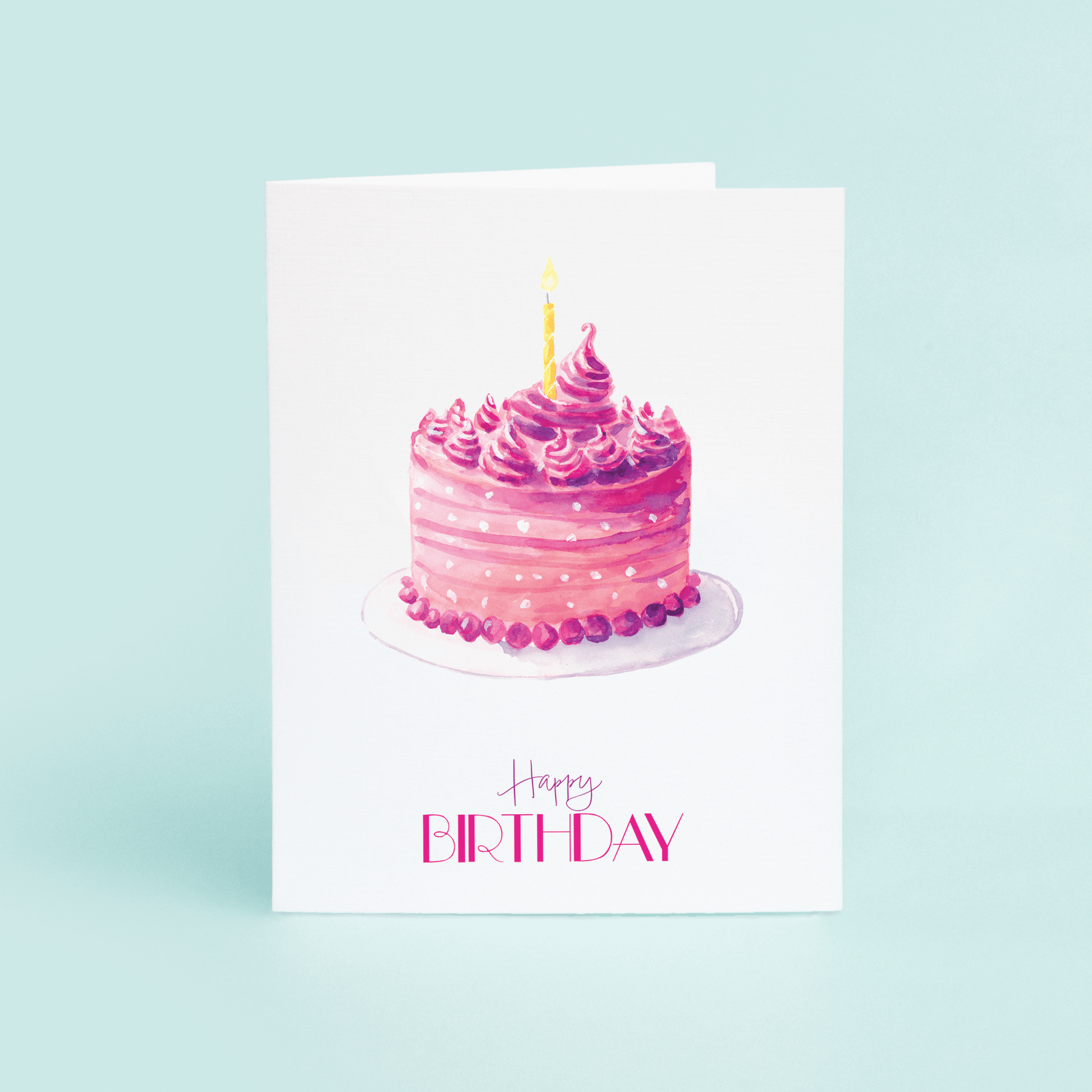 Pink Birthday Cake - themonogram manor 