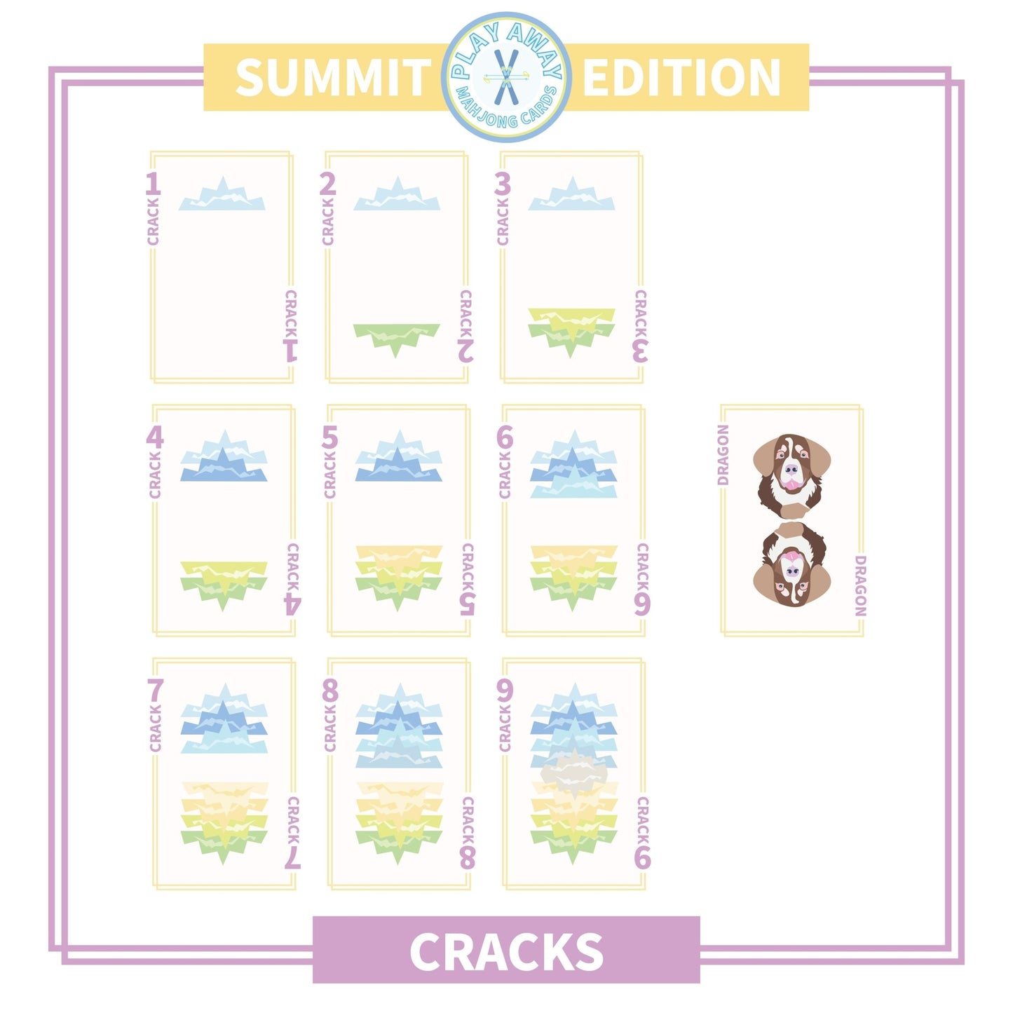 Play Away Mahjong Cards: Summit Edition - themonogram manor 