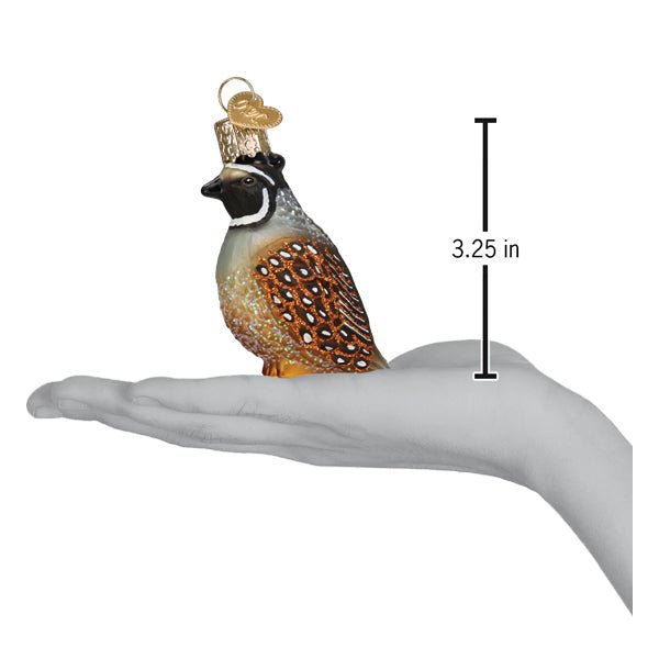 Quail Ornament - themonogram manor 