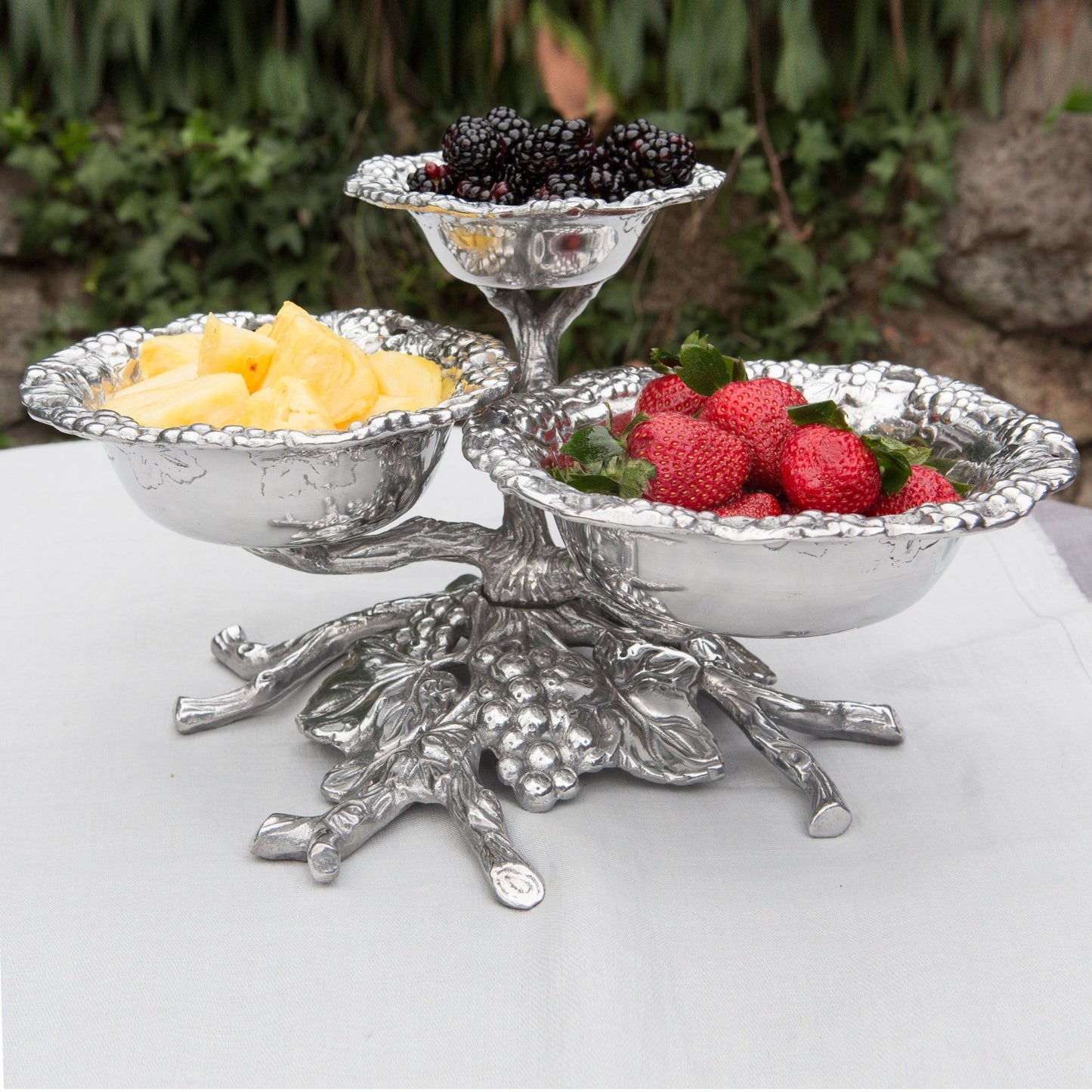 Grape 3-Tiered Bowl - themonogram manor 