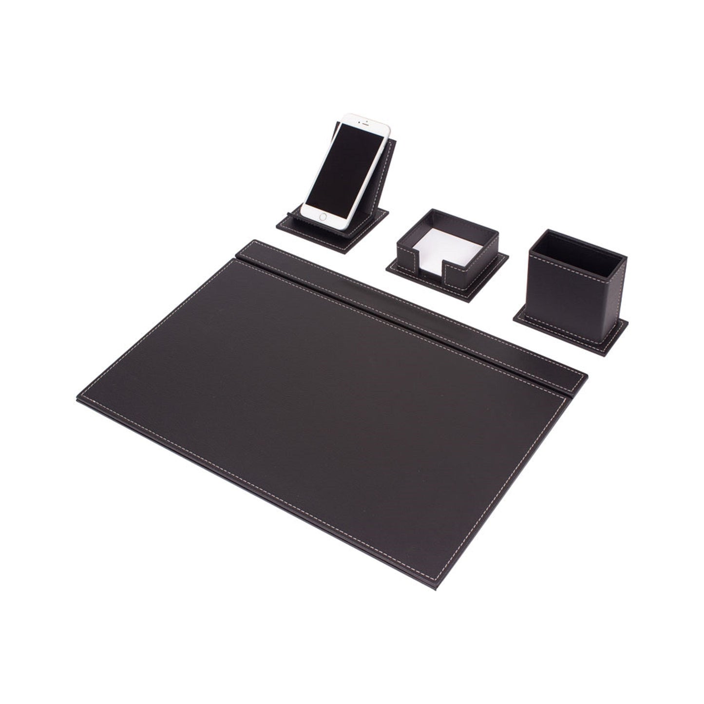 MOOG Luxury Desk Set - 4 Accessories - Black - 4 PCS - themonogram manor 