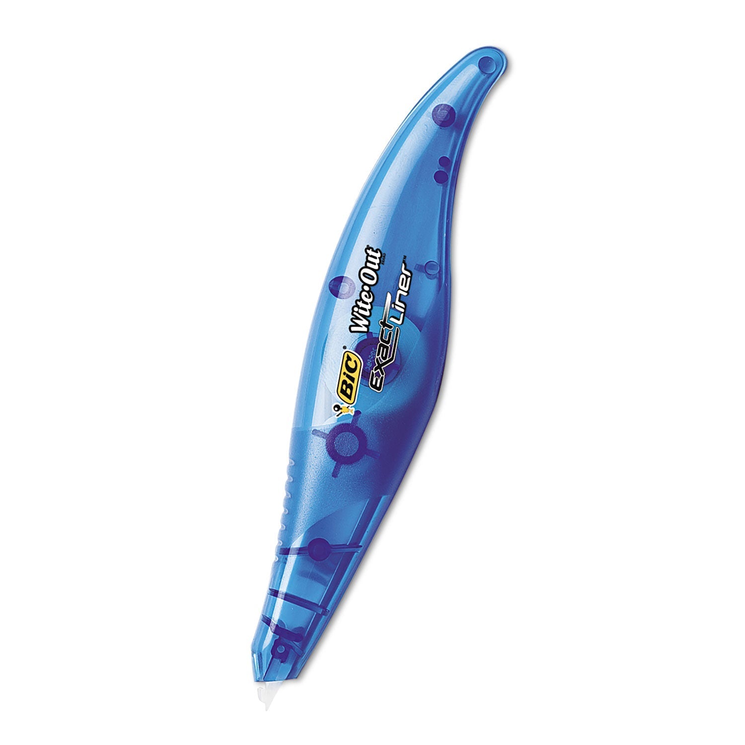 BIC Wite - Out Brand Exact Liner Correction Tape, Non - Refillable, Blue/Orange Applicators, 0.2" x 236", 2/Pack - themonogram manor 