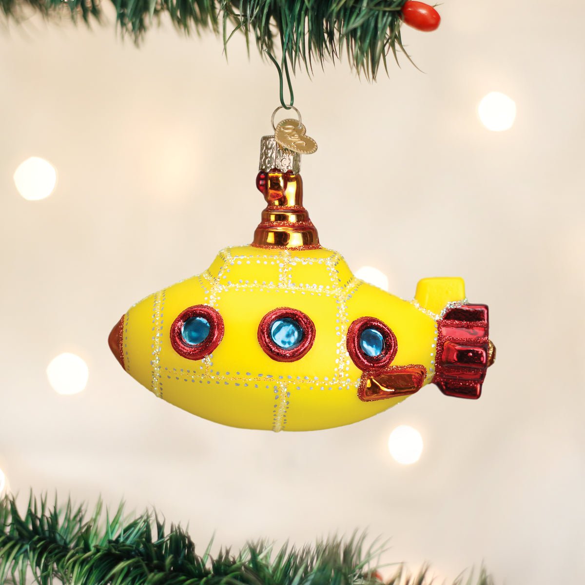 Groovy Submarine Ornament - #themonogram manor #