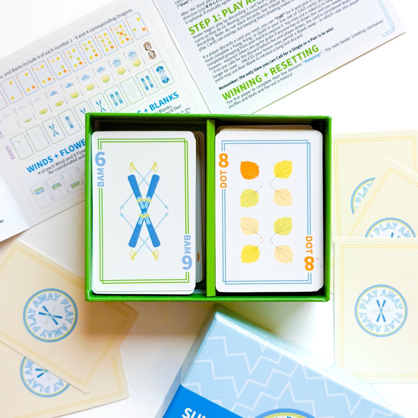 Play Away Mahjong Cards: Summit Edition - themonogram manor 