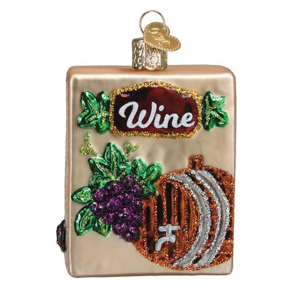Boxed Wine Ornament - themonogram manor 