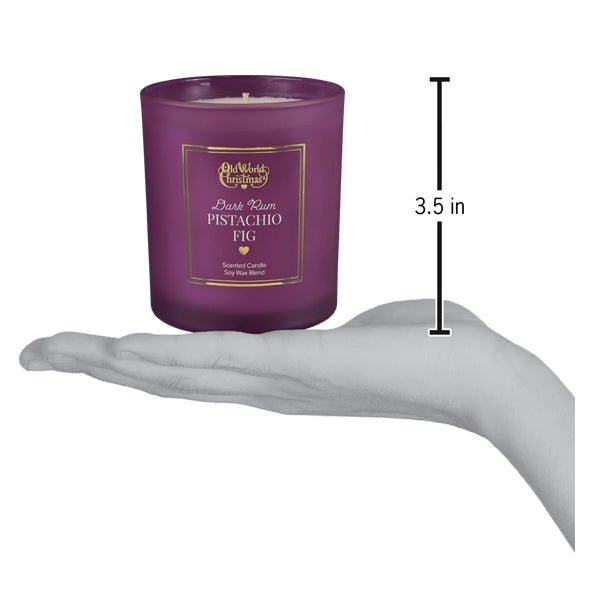 Dark Rum Pistachio Fig Candle - themonogram manor 