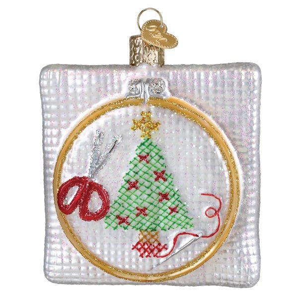 Christmas Cross Stitch Ornament - themonogram manor 