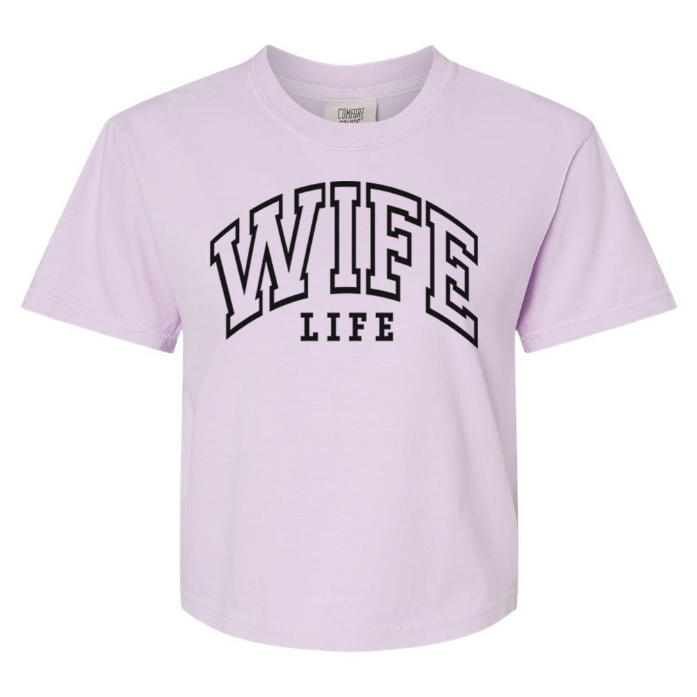 'Wife Life' Boxy T-Shirt - themonogram manor 