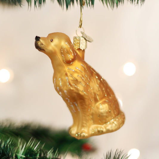 Sitting Golden Ornament - themonogram manor 