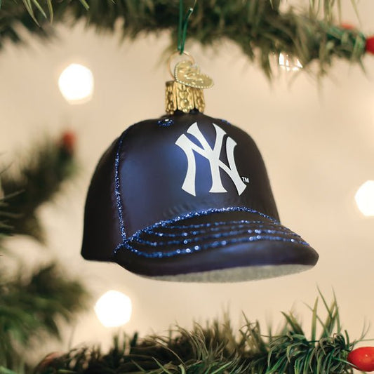 Yankees Baseball Cap Ornament - #themonogram manor #