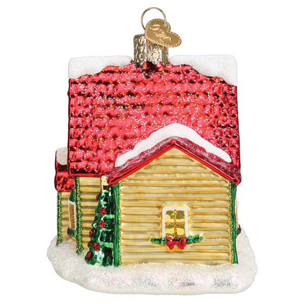 Christmas Cottage Ornament - #themonogram manor #