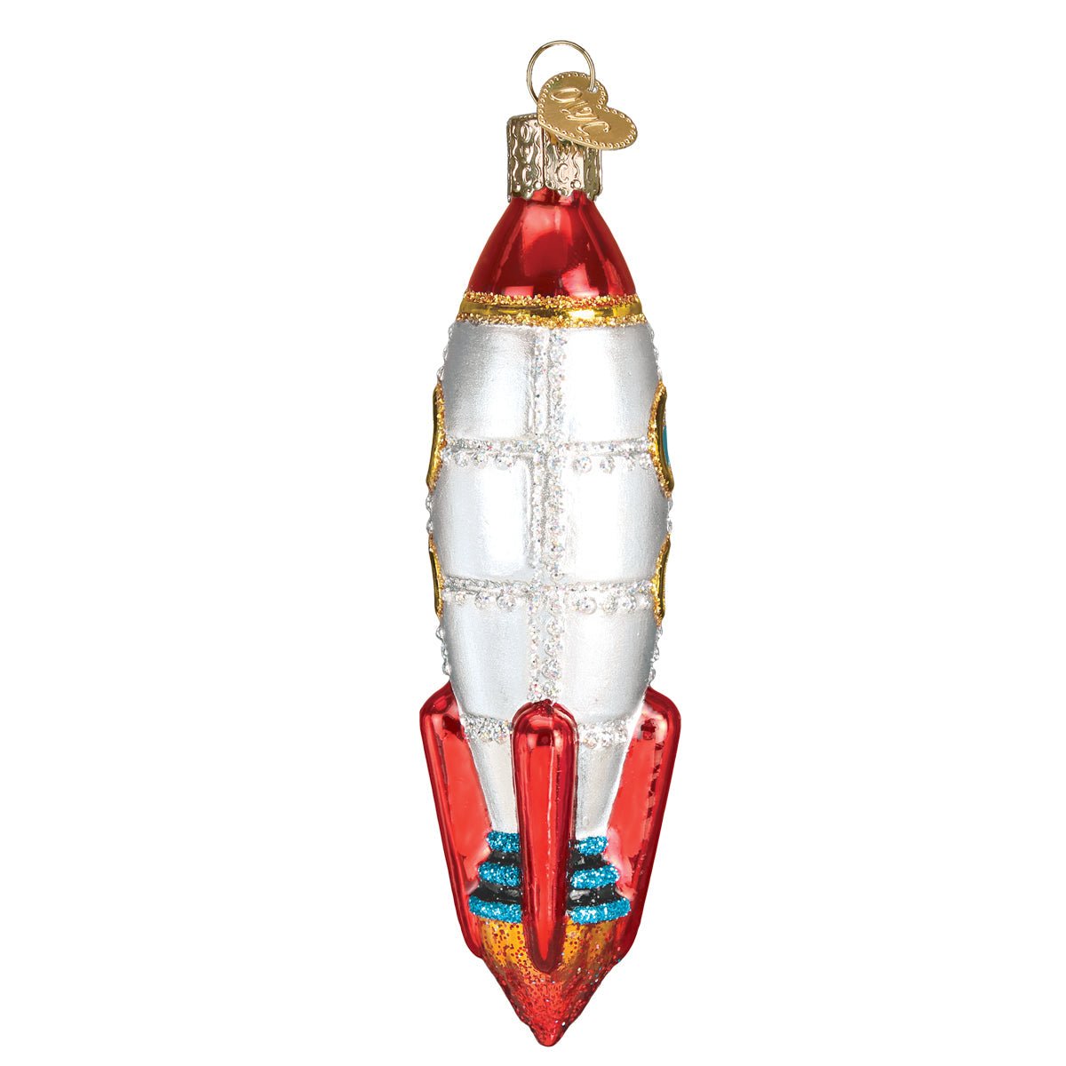 Toy Rocket Ship Ornament - themonogram manor 