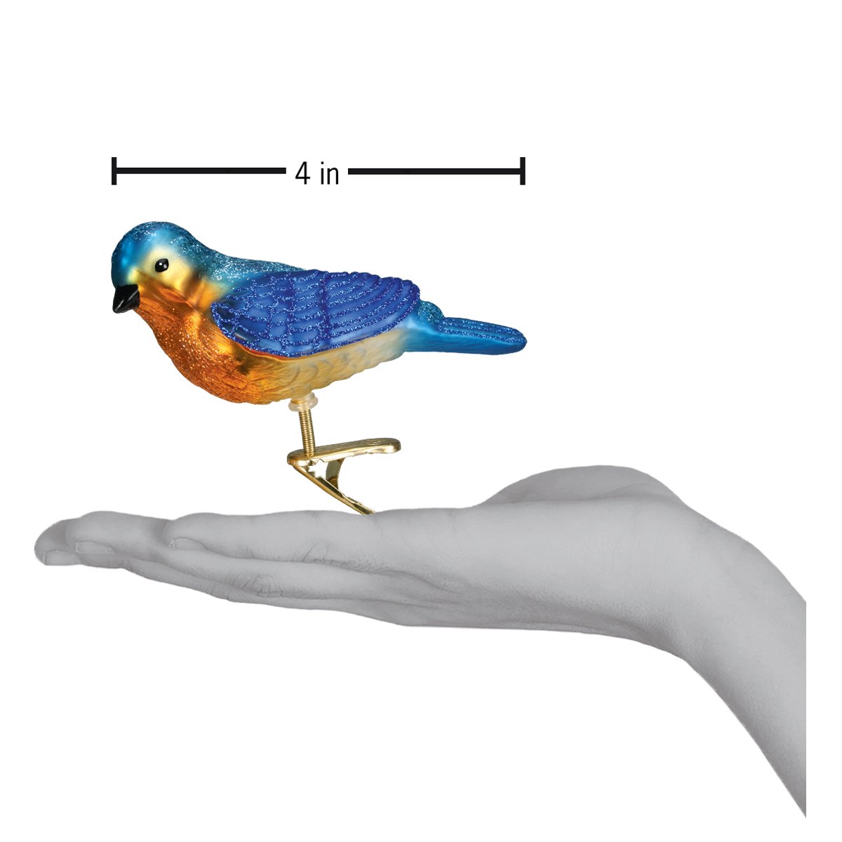 Clip-On Western Bluebird - #themonogram manor #