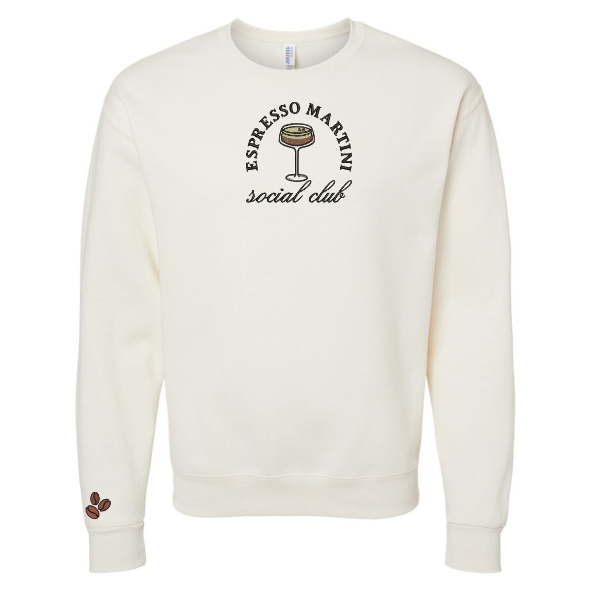 'Espresso Martini Social Club' Crewneck Sweatshirt - themonogram manor 