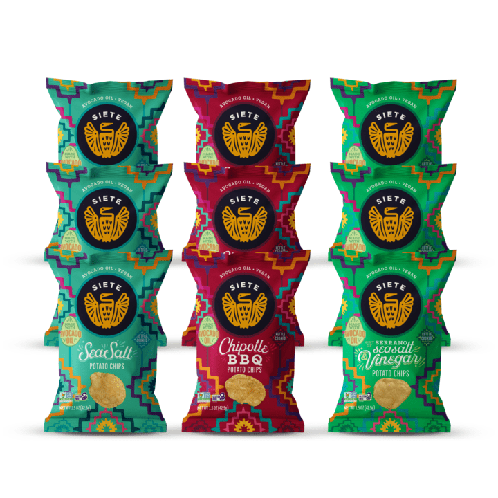 Mix Pack Kettle Cooked Potato Chips 1.5 oz 12 PACK - themonogram manor 