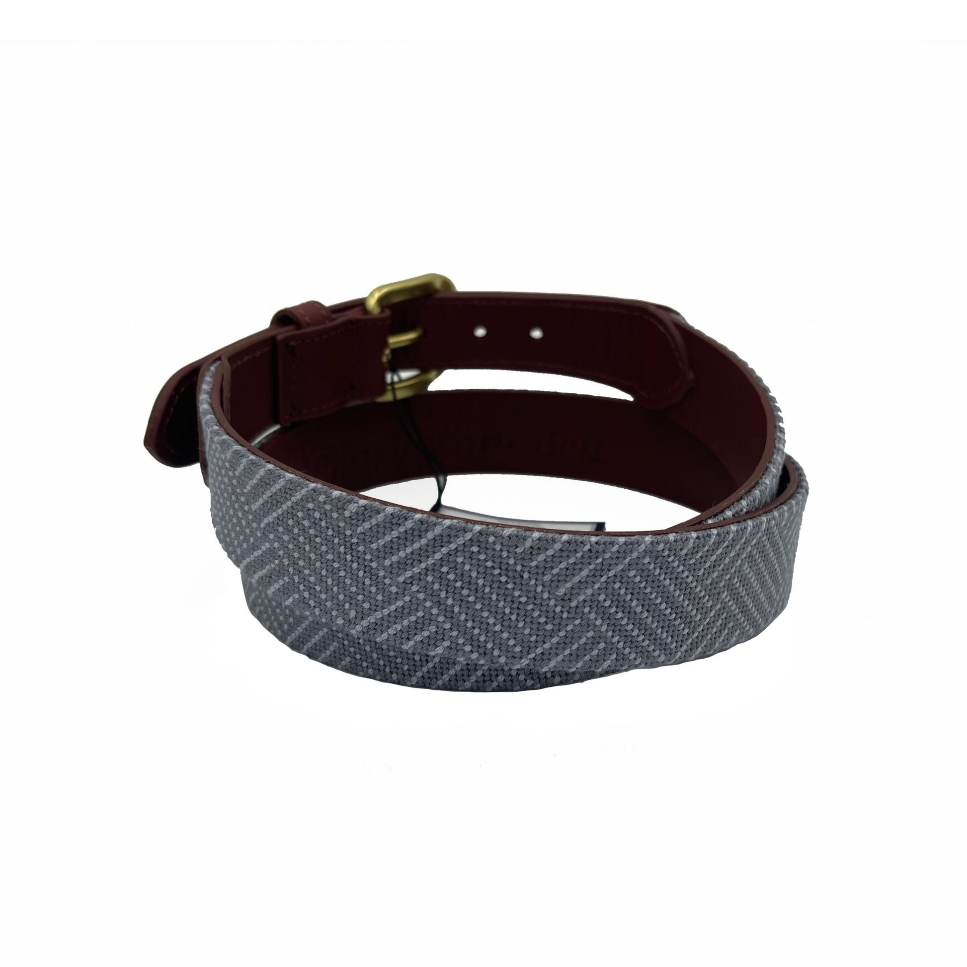 Needlepoint Texture Basketweave Steel Grey and Navy Blue - themonogram manor 