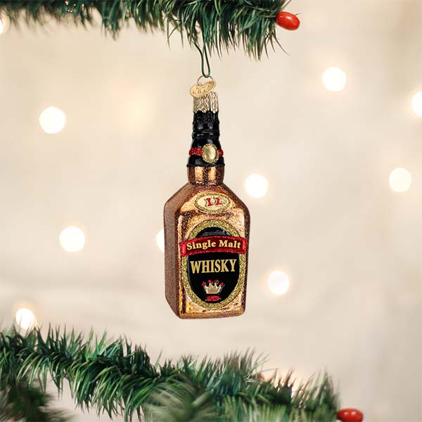 Whisky Bottle Ornament - themonogram manor 