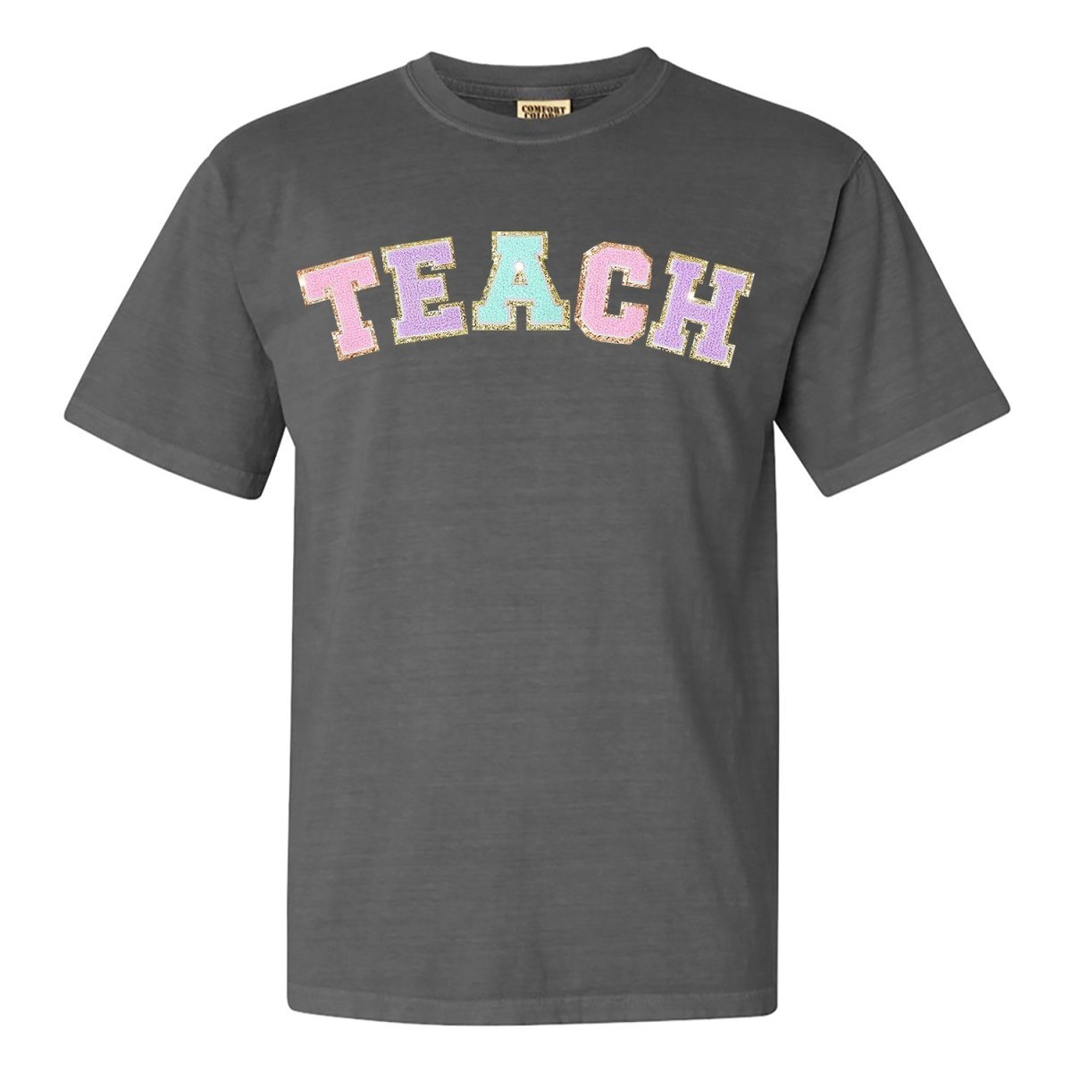 'Teach' Letter Patch T-Shirt - themonogram manor 