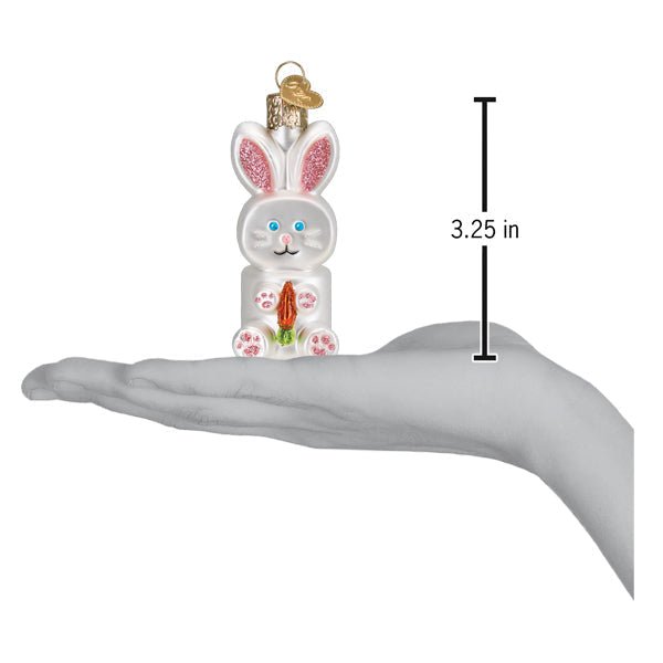 Marshmallow Bunny Ornament - #themonogram manor #