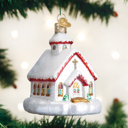 Country Church Ornament - #themonogram manor #