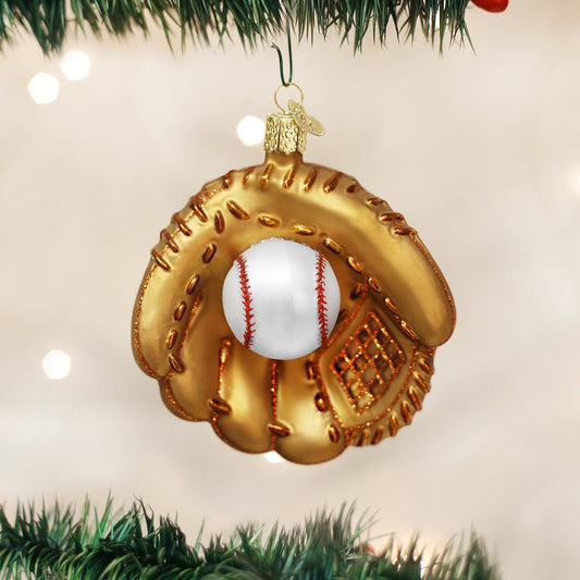 Baseball Mitt Ornament - themonogram manor 