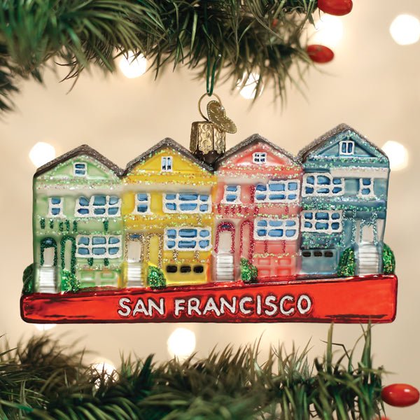 San Francisco Painted Ladies Ornament - themonogram manor 