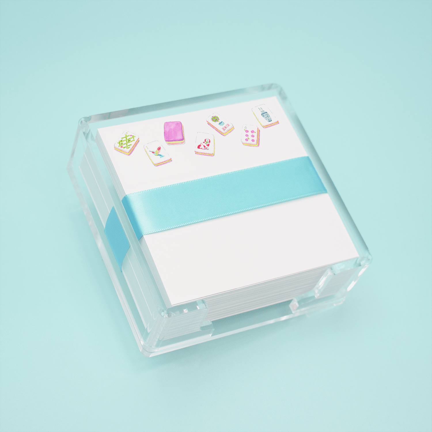 Large Mahjong Tiles Desk Set - themonogram manor 