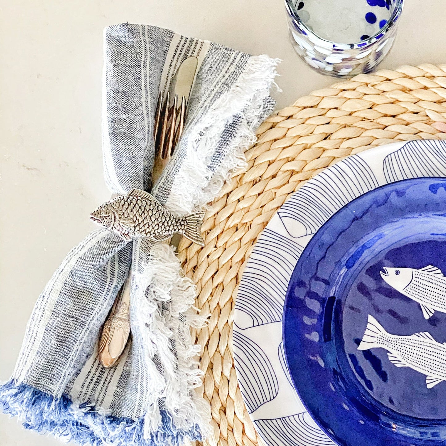 Fish Napkin Rings - set of 4 - themonogram manor 