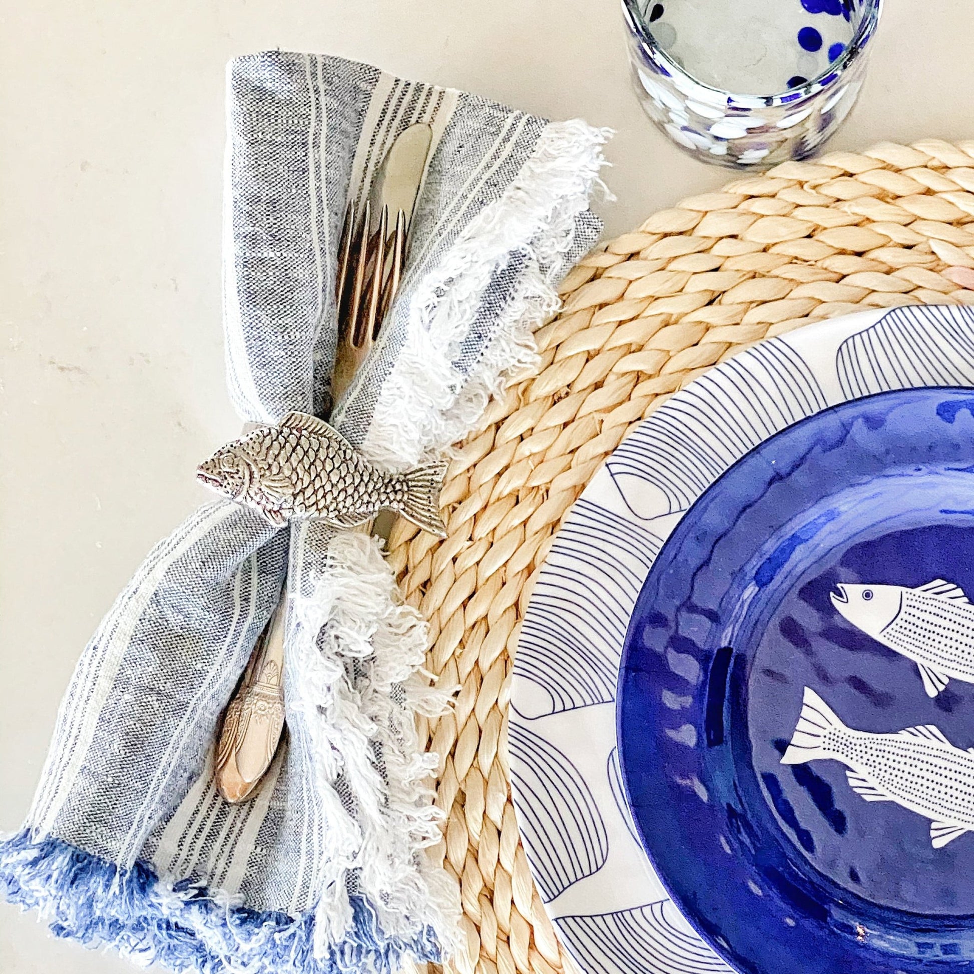 Fish Napkin Rings - set of 4 - themonogram manor 