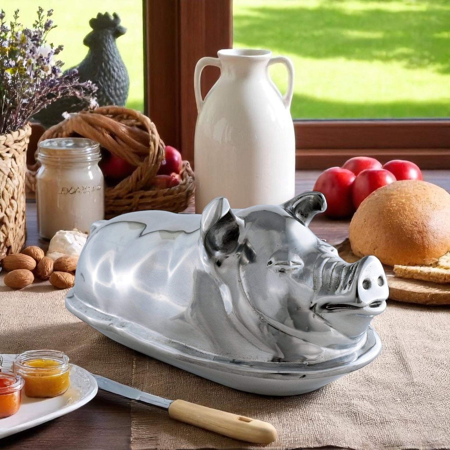 Pig Butter Dish - themonogram manor 