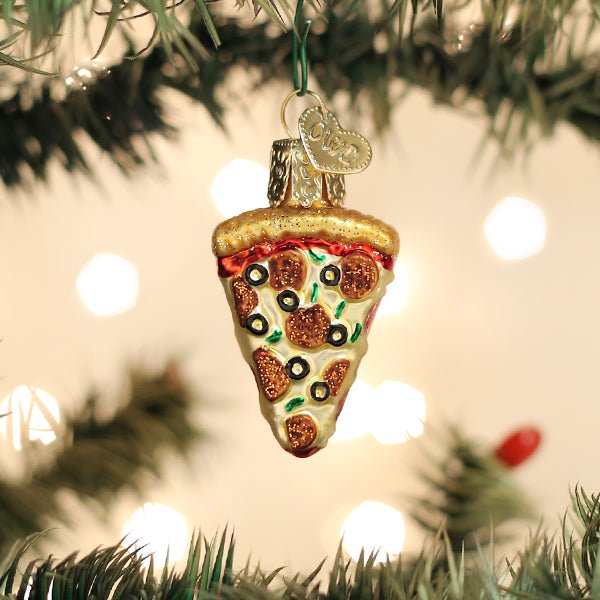Mini Pizza Slice Ornament - themonogram manor 