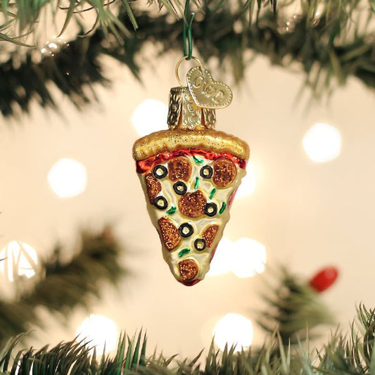 Mini Pizza Slice Ornament - themonogram manor 
