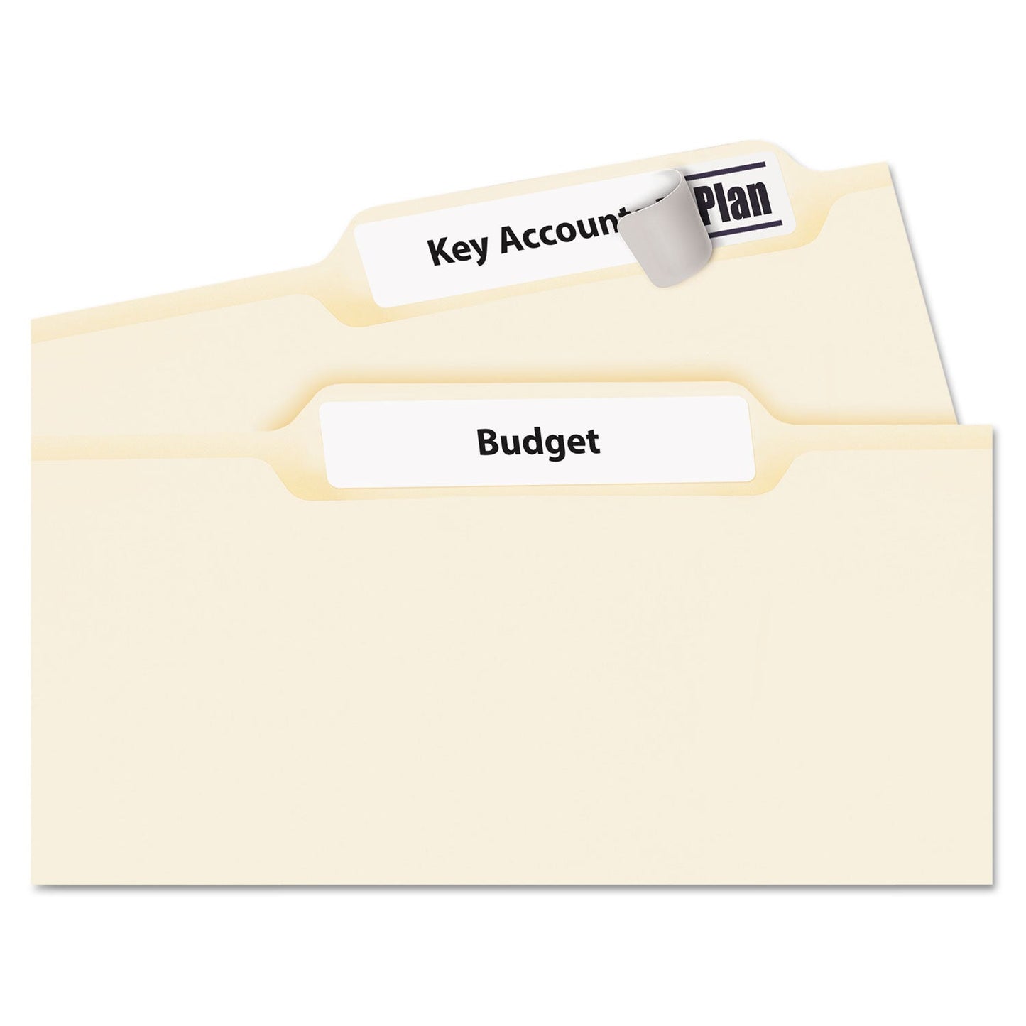 Avery Permanent TrueBlock File Folder Labels with Sure Feed Technology, 0.66 x 3.44, White, 30/Sheet, 60 Sheets/Box - themonogram manor 